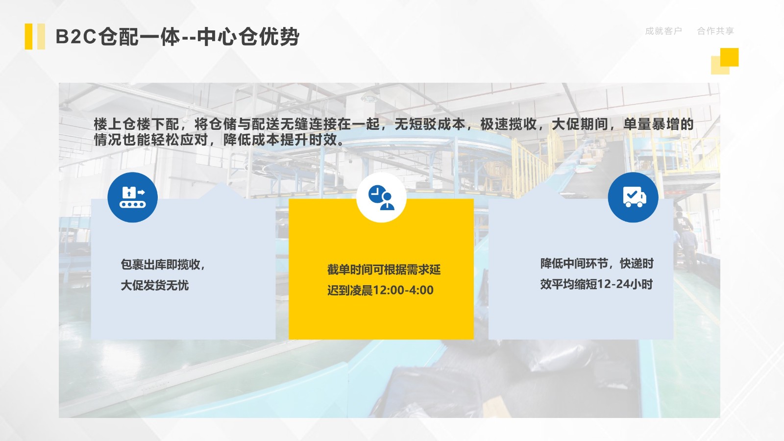 上仓下配模式
